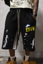 Load image into Gallery viewer, BLACK SWEATSHORT