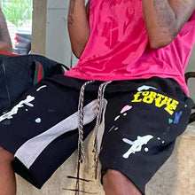 Load image into Gallery viewer, BLACK SWEATSHORT