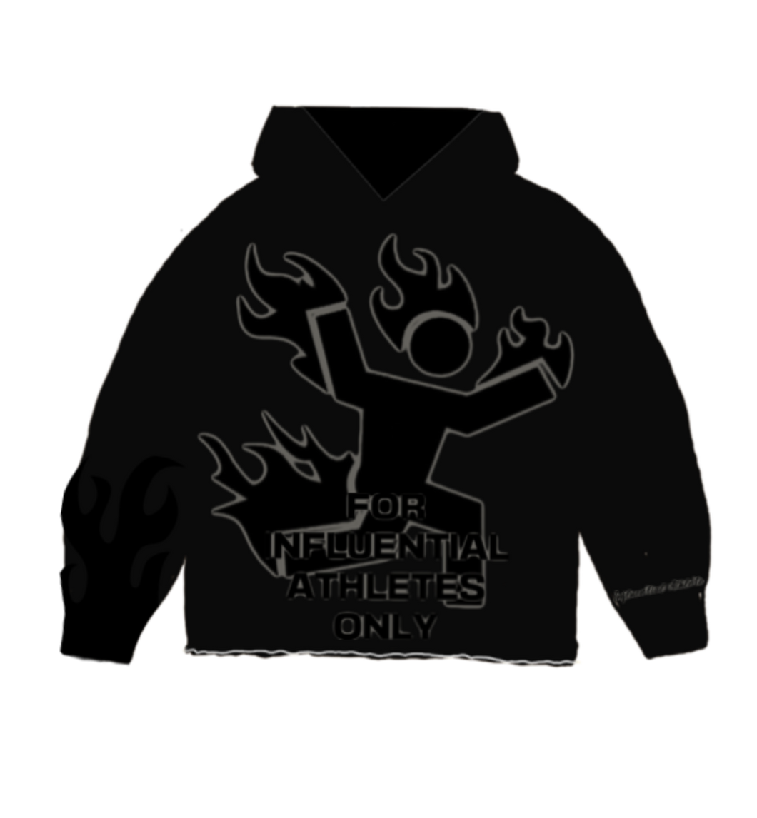 BLACK INFLUENTIAL ATHLETE SWEATSUIT