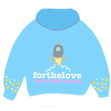 Load image into Gallery viewer, BLUE ‘OUT OF THIS WORLD’ SWEATSUIT
