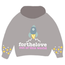 Load image into Gallery viewer, GRAY ‘OUT OF THIS WORLD’ SWEATSUIT

