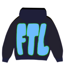 Load image into Gallery viewer, NAVY BLUE &#39;SPECTRUM&#39; HOODIE
