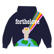 Load image into Gallery viewer, NAVY BLUE &#39;SPECTRUM&#39; HOODIE
