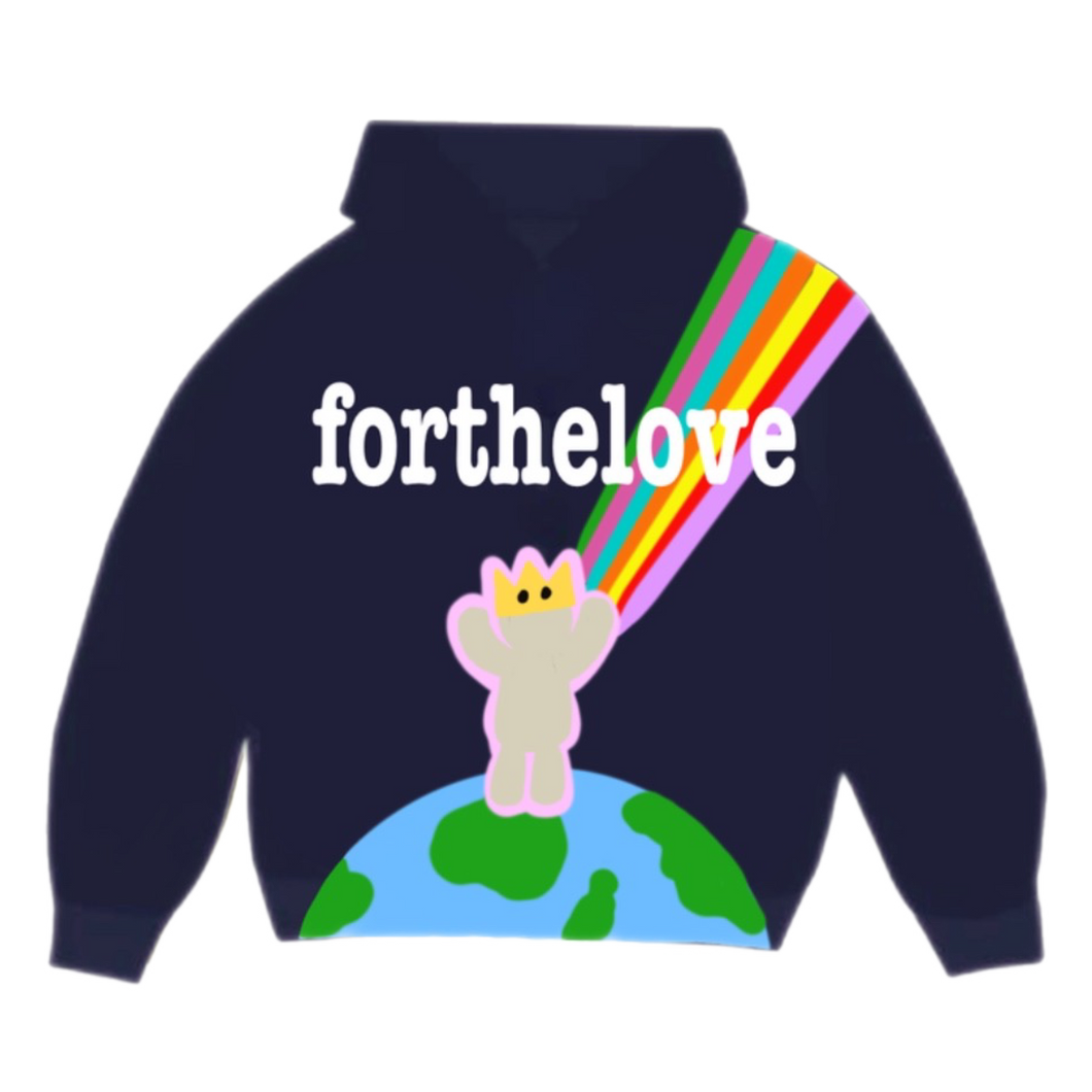 NAVY BLUE 'SPECTRUM' HOODIE