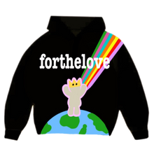 Load image into Gallery viewer, BLACK &#39;SPECTRUM&#39; HOODIE
