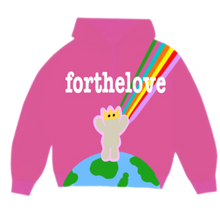 Load image into Gallery viewer, PINK &#39;SPECTRUM&#39; HOODIE

