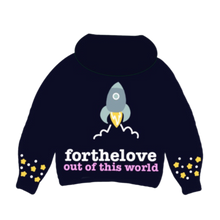 Load image into Gallery viewer, NAVY BLUE &#39;OUT OF THIS WORLD&#39; SWEATSUIT
