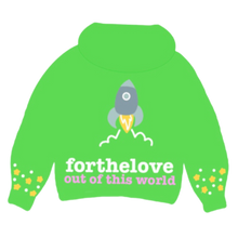 Load image into Gallery viewer, LIME GREEN &#39;OUT OF THIS WORLD&#39; SWEATSUIT
